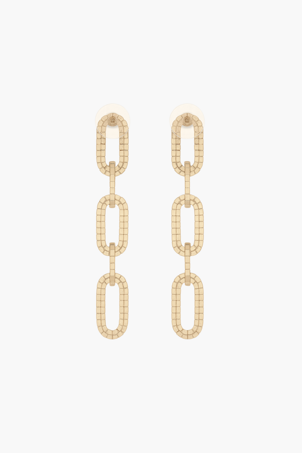 Rhinestone Chain Link Earrings