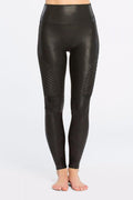 Spanx Faux Leather Moto Leggings