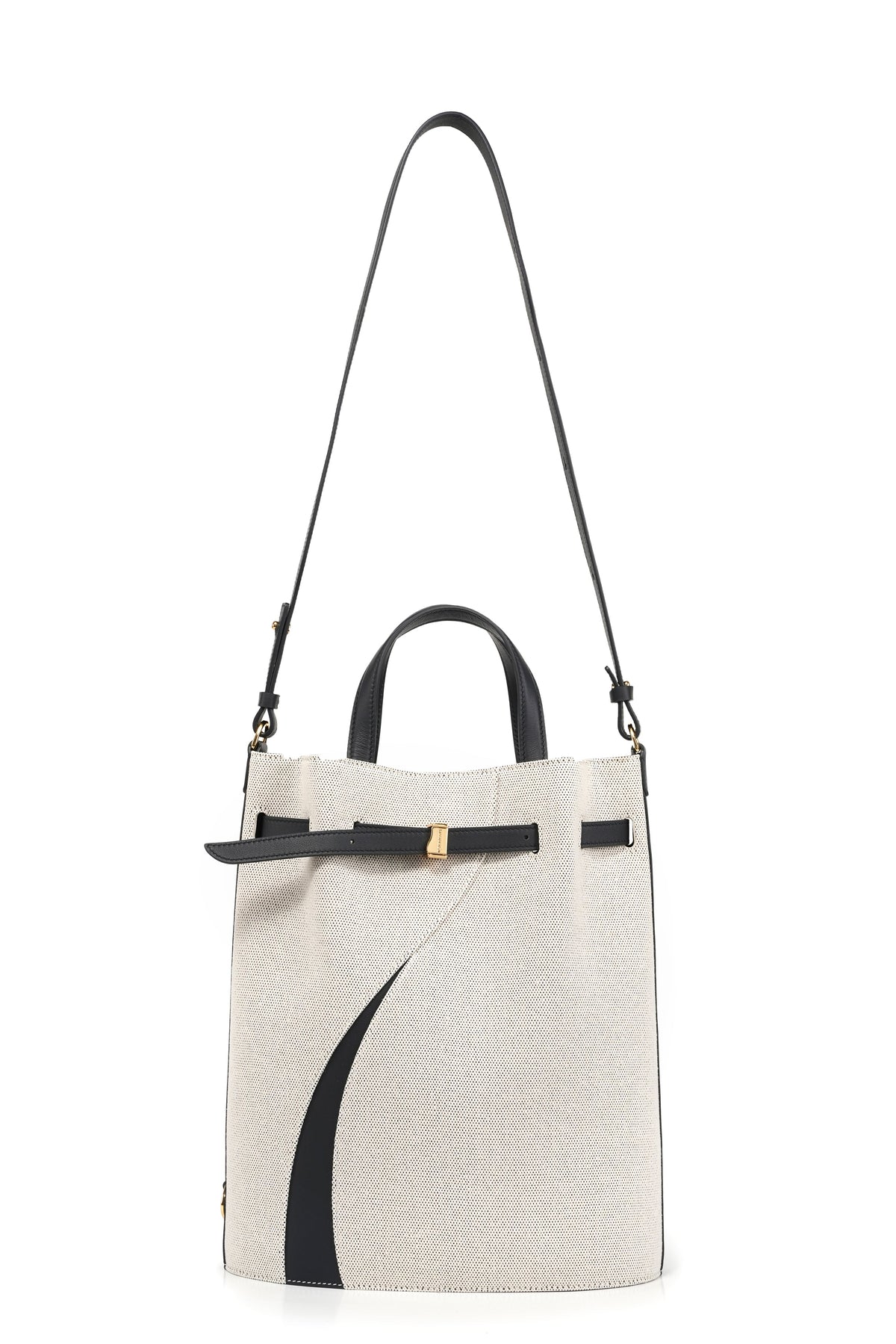 Functional Leather Bucket Bag Big Size