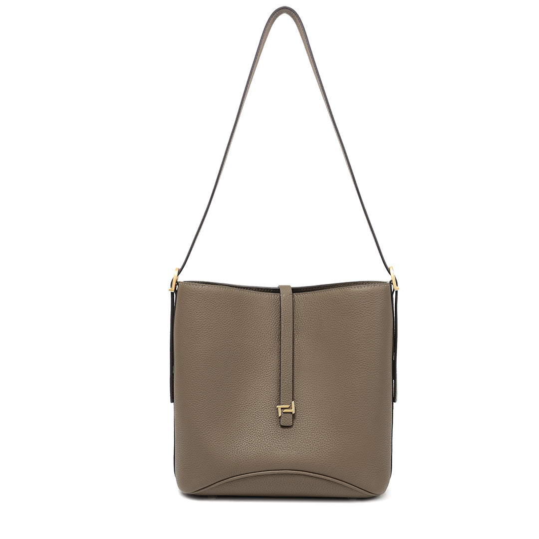 Handmade Leather Bucket Bag