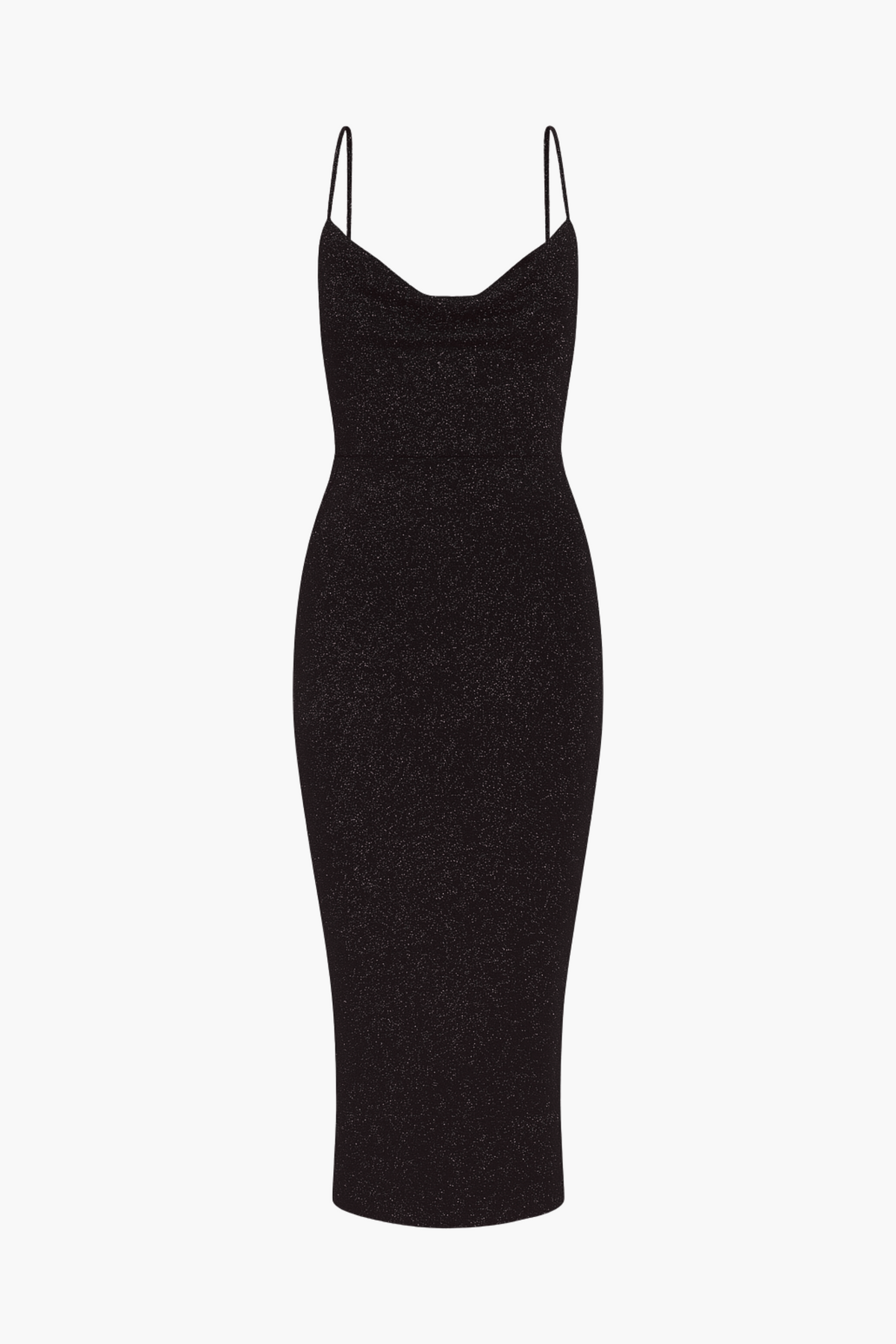 Livvy Rhinestone Back Shimmer Midi Dress