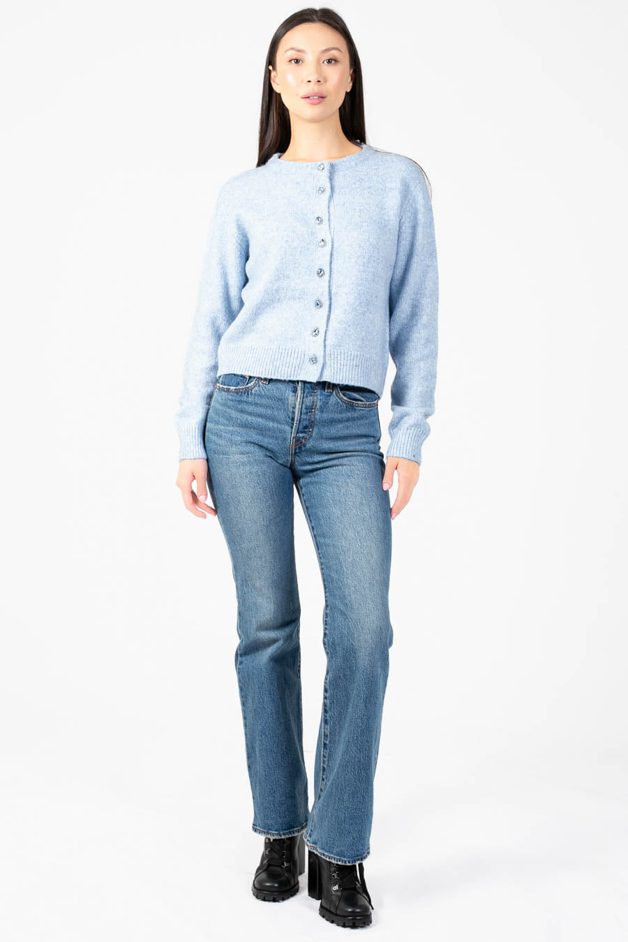 Lyla + Luxe® Aisha Crystal Cardigan
