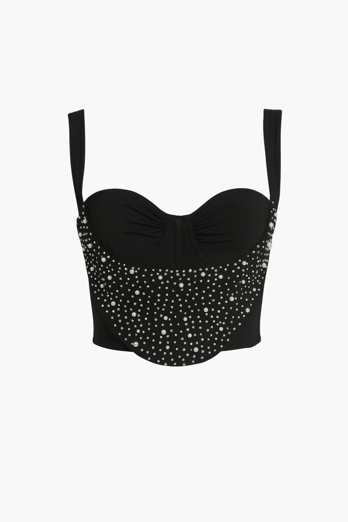 Artpop Pearl Crop Bustier Blouse