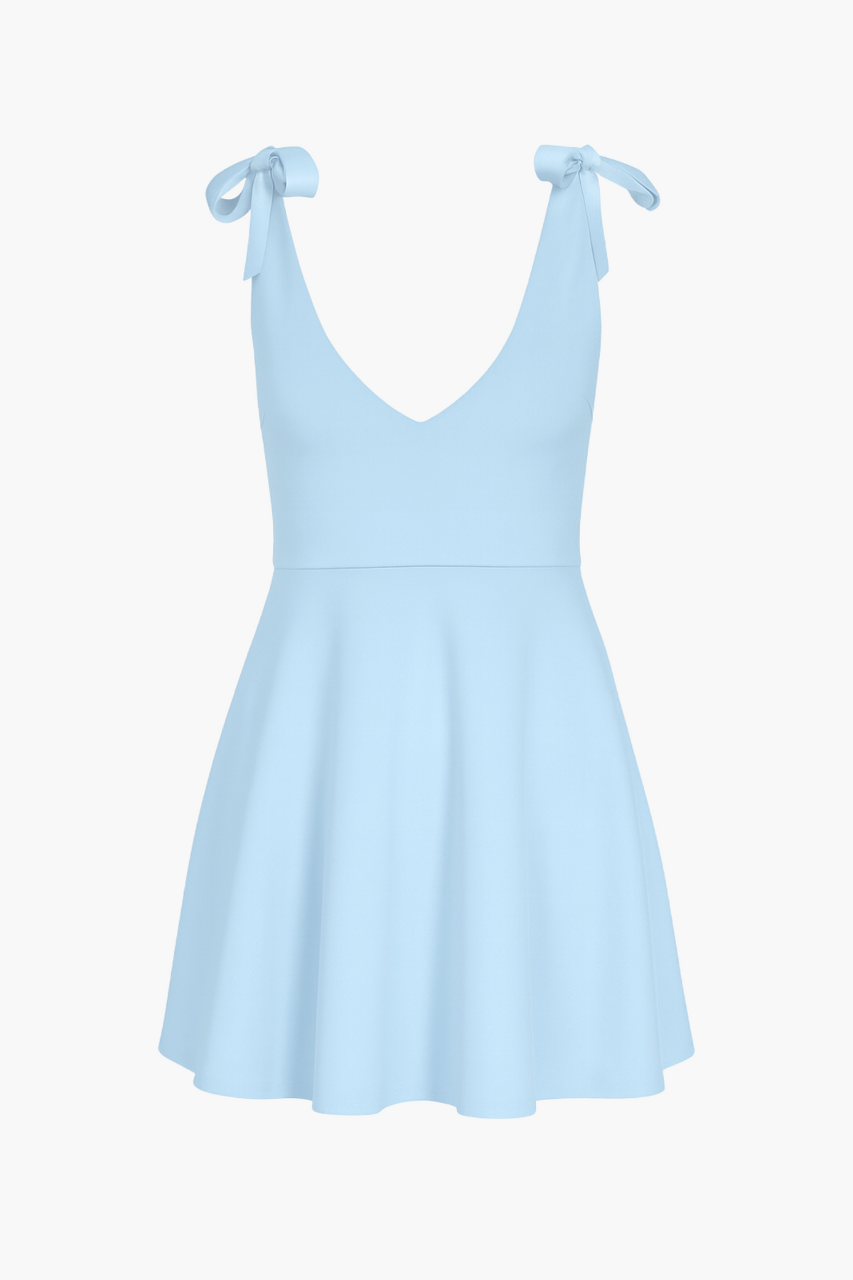 Gabriella Tie Shoulder Skater Mini Dress
