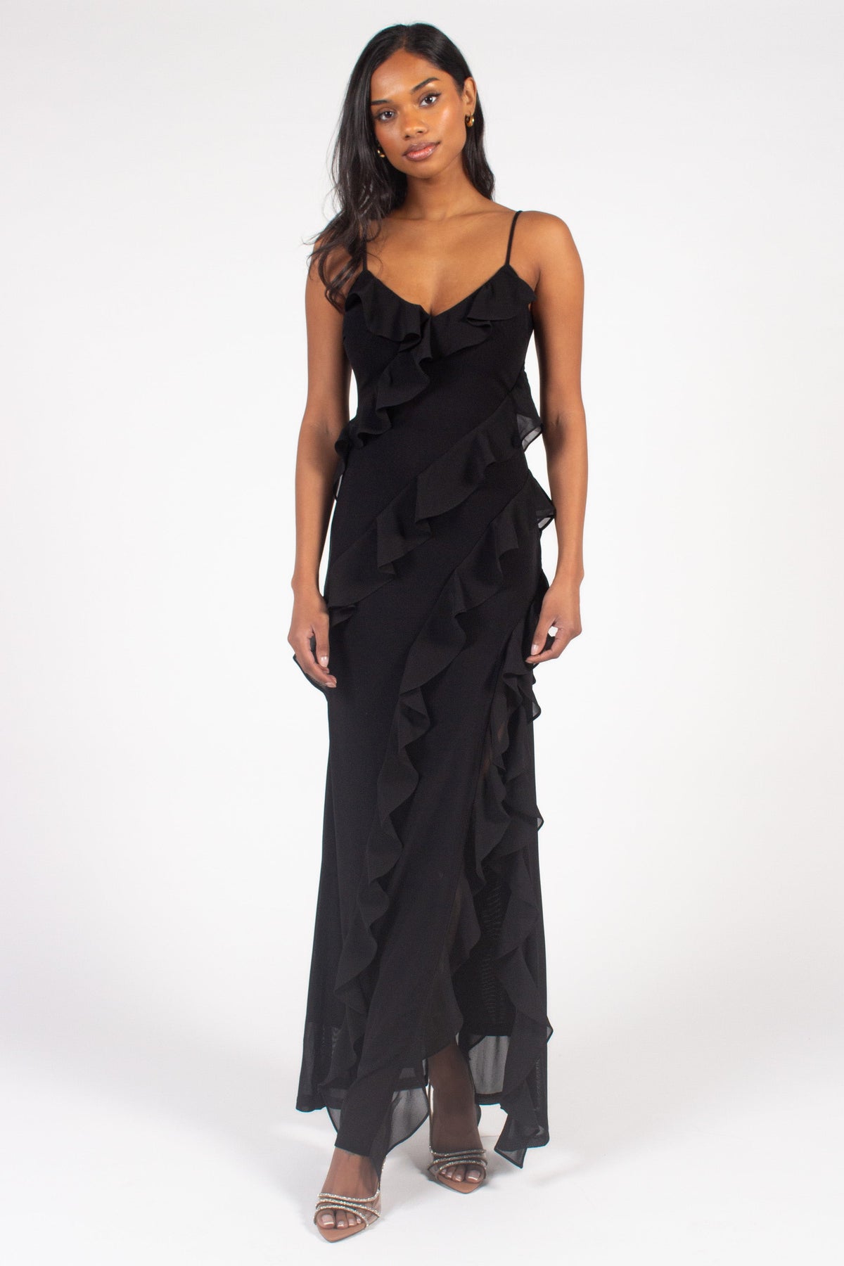 Aurora Ruffle Maxi Dress