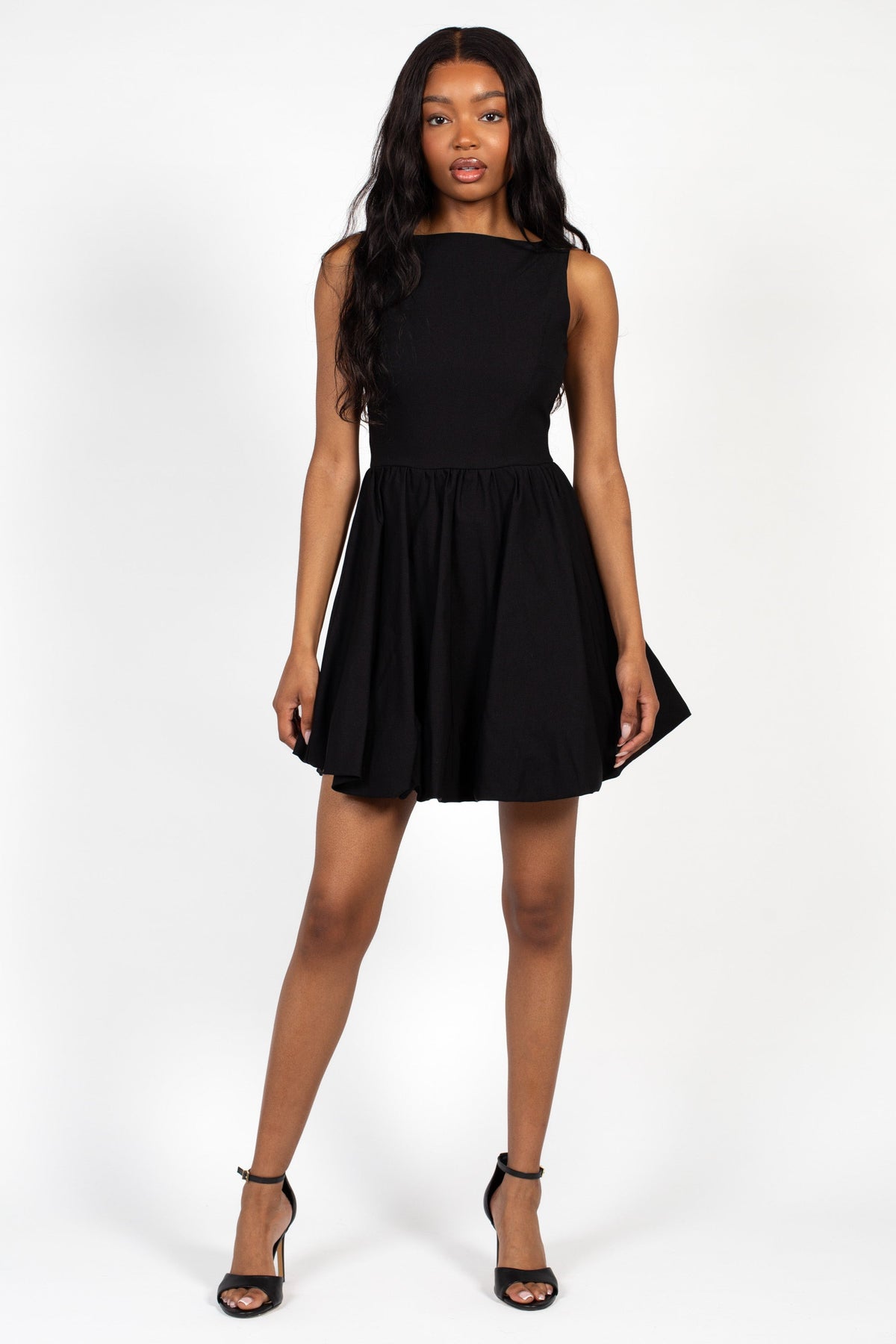 Winona Bubble Hem Mini Dress