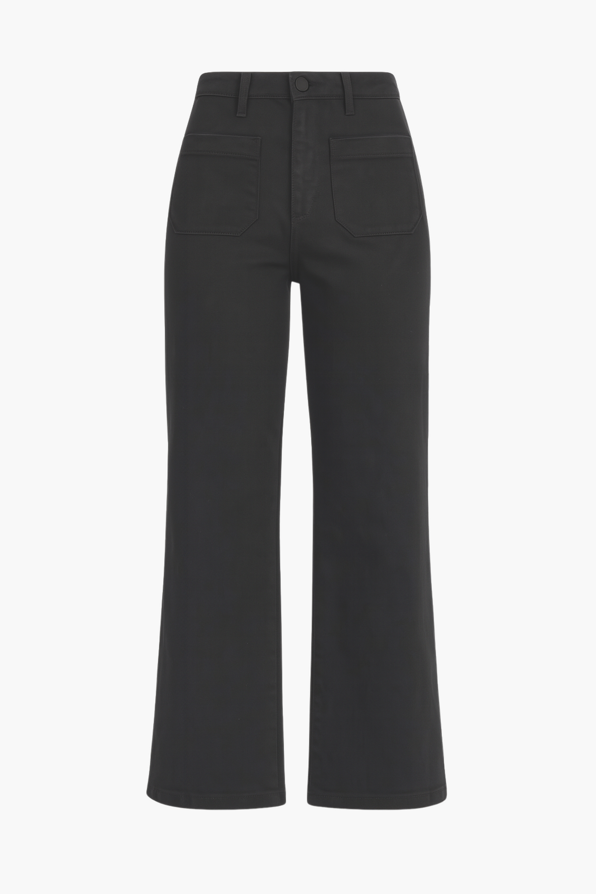 Just Black Denim Patch Pocket Wide Leg
