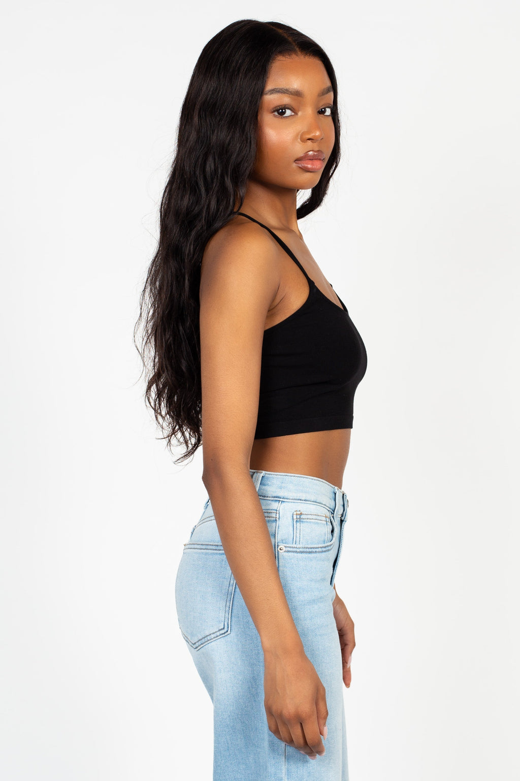 C'est Moi Crop Tank Top