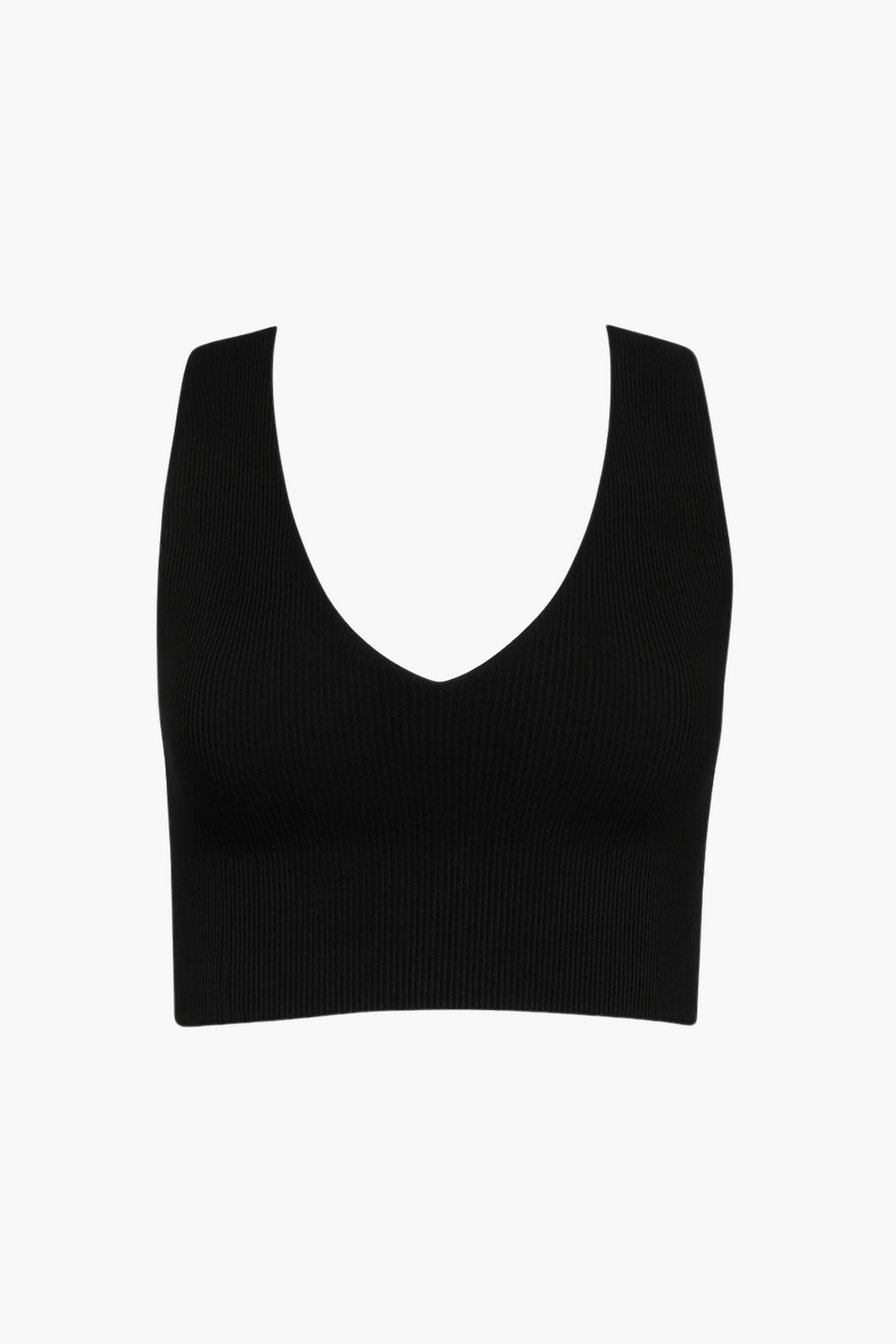 Nikibiki Ribbed Deep V Tank Top