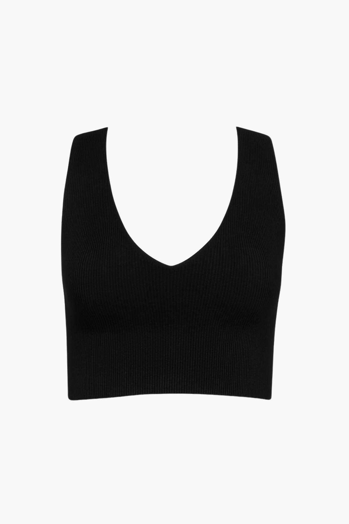 Nikibiki Ribbed Deep V Tank Top
