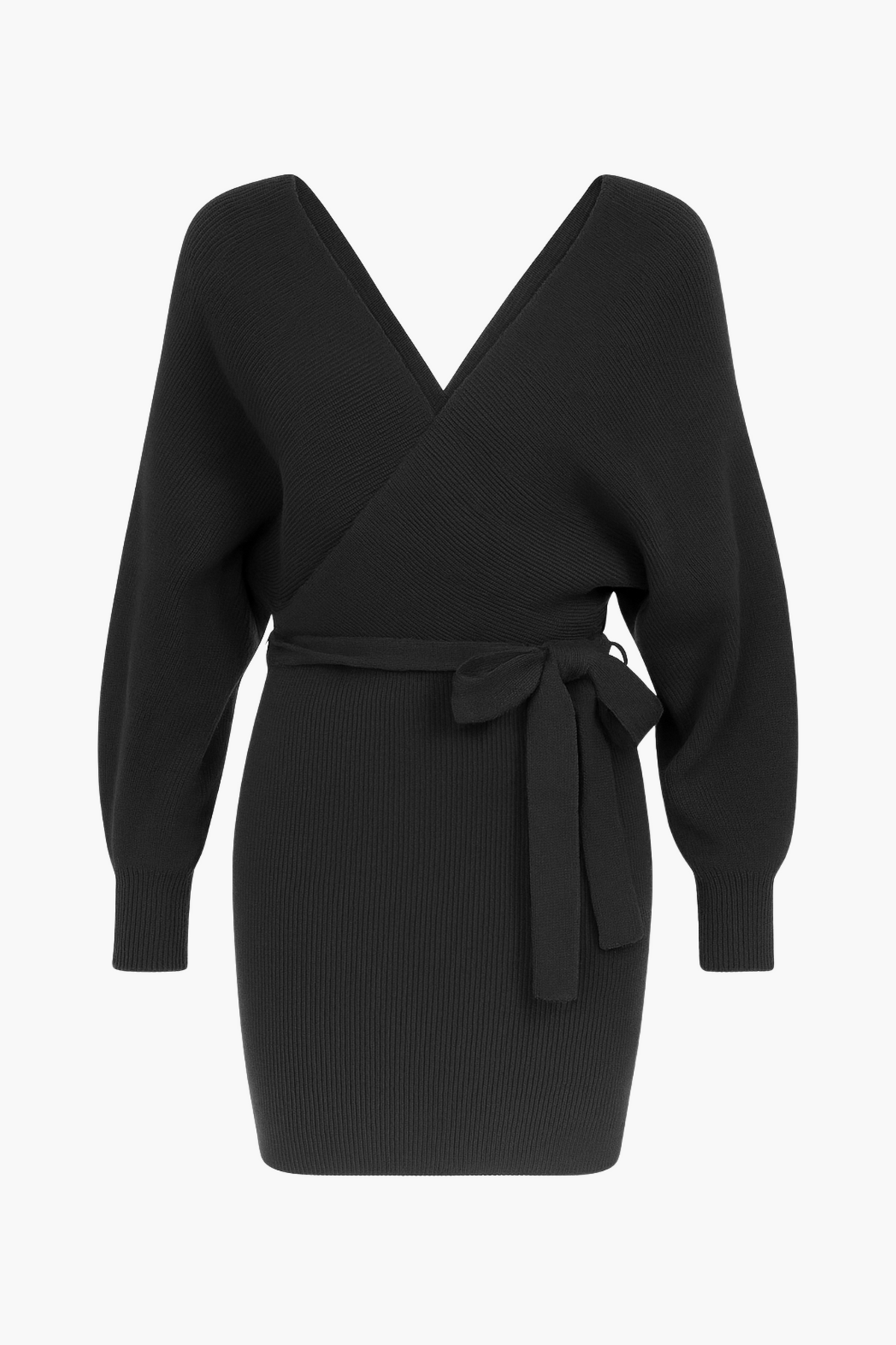 Valentina Tie Waist Sweater Dress