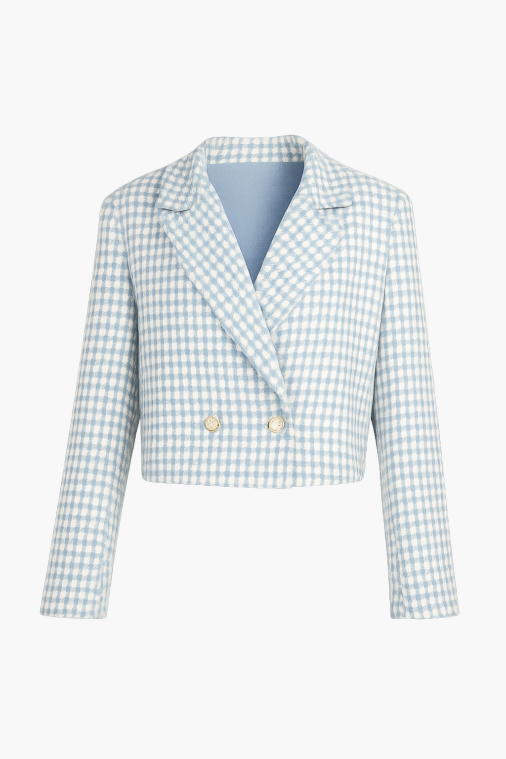 Phoebe Houndstooth Cropped Jacket