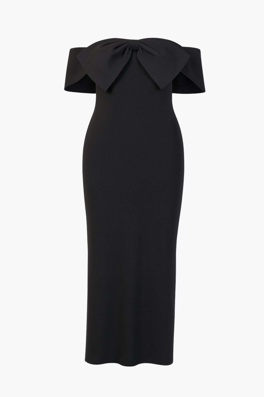 Xanthe Bow Detail Midi Dress