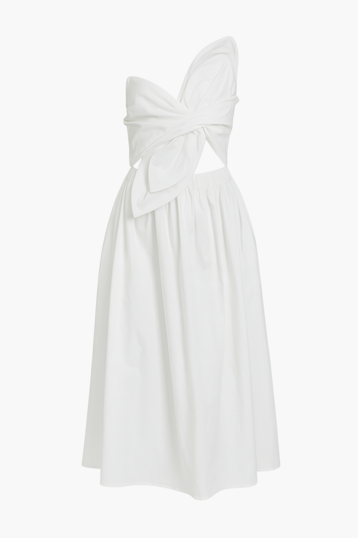 Odette Knot Twist Midi Dress