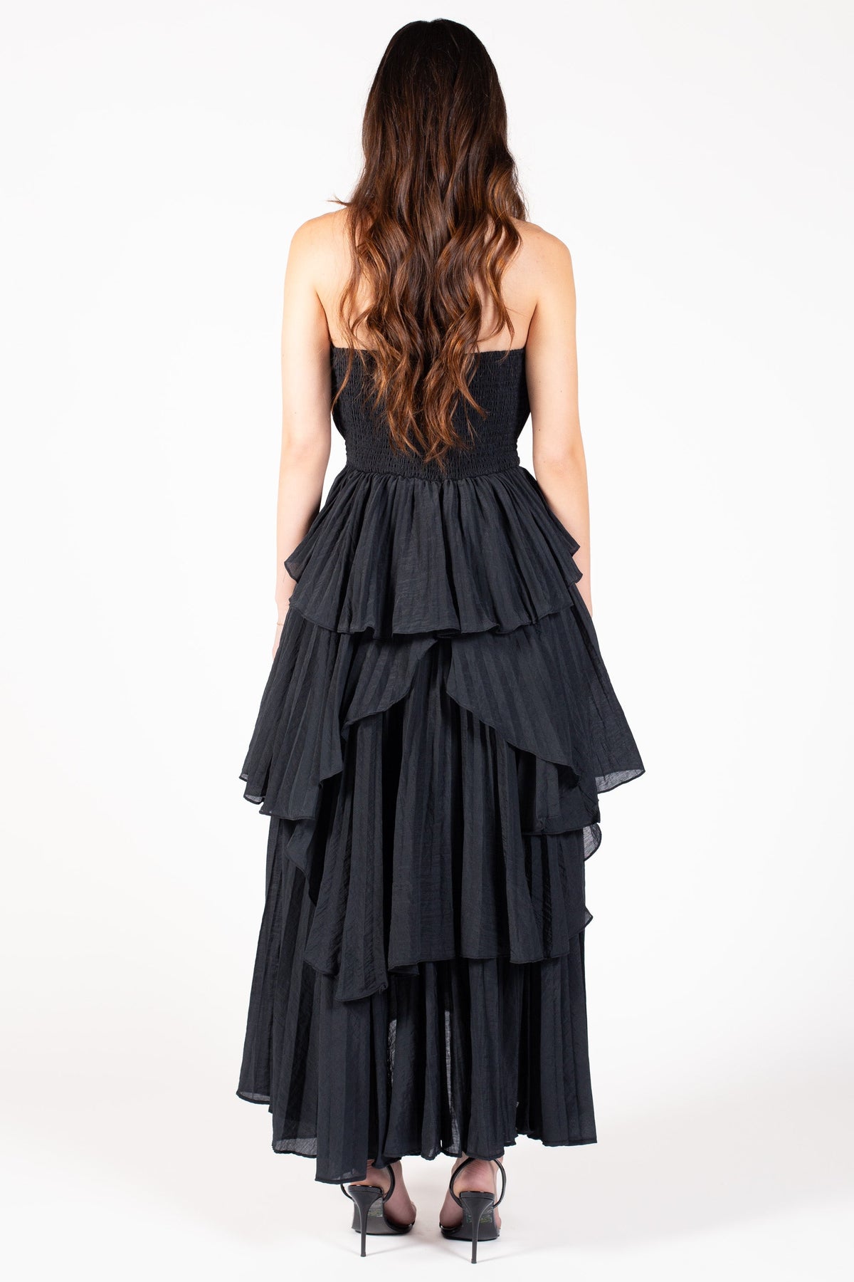 Margaret Ruffle Tiered Maxi Dress
