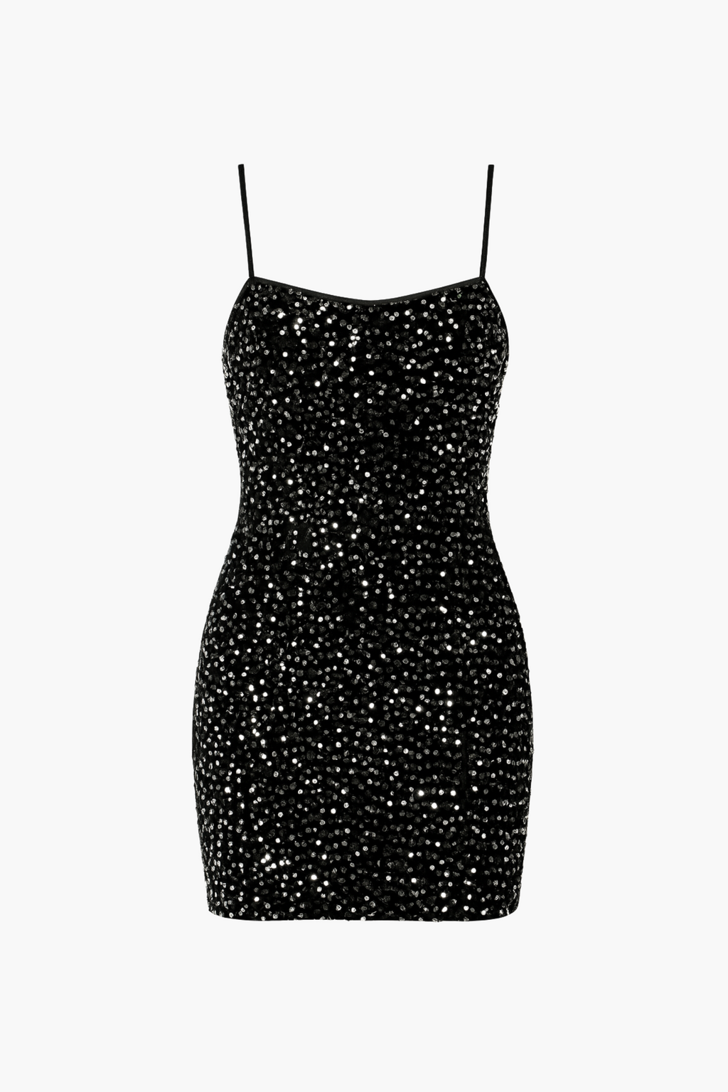 Nina Velvet Sequin Mini Dress
