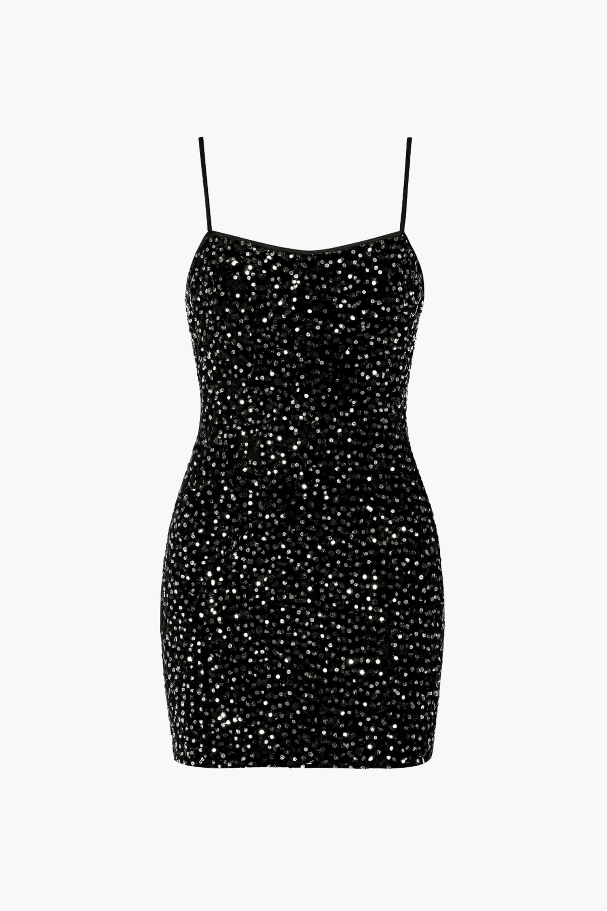 Nina Velvet Sequin Mini Dress