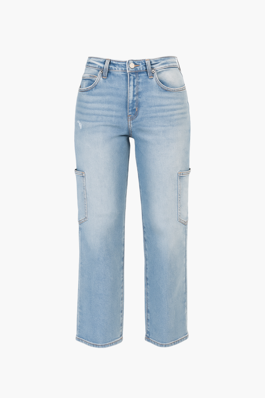 Just Black Denim Cargo Straight Leg Jeans