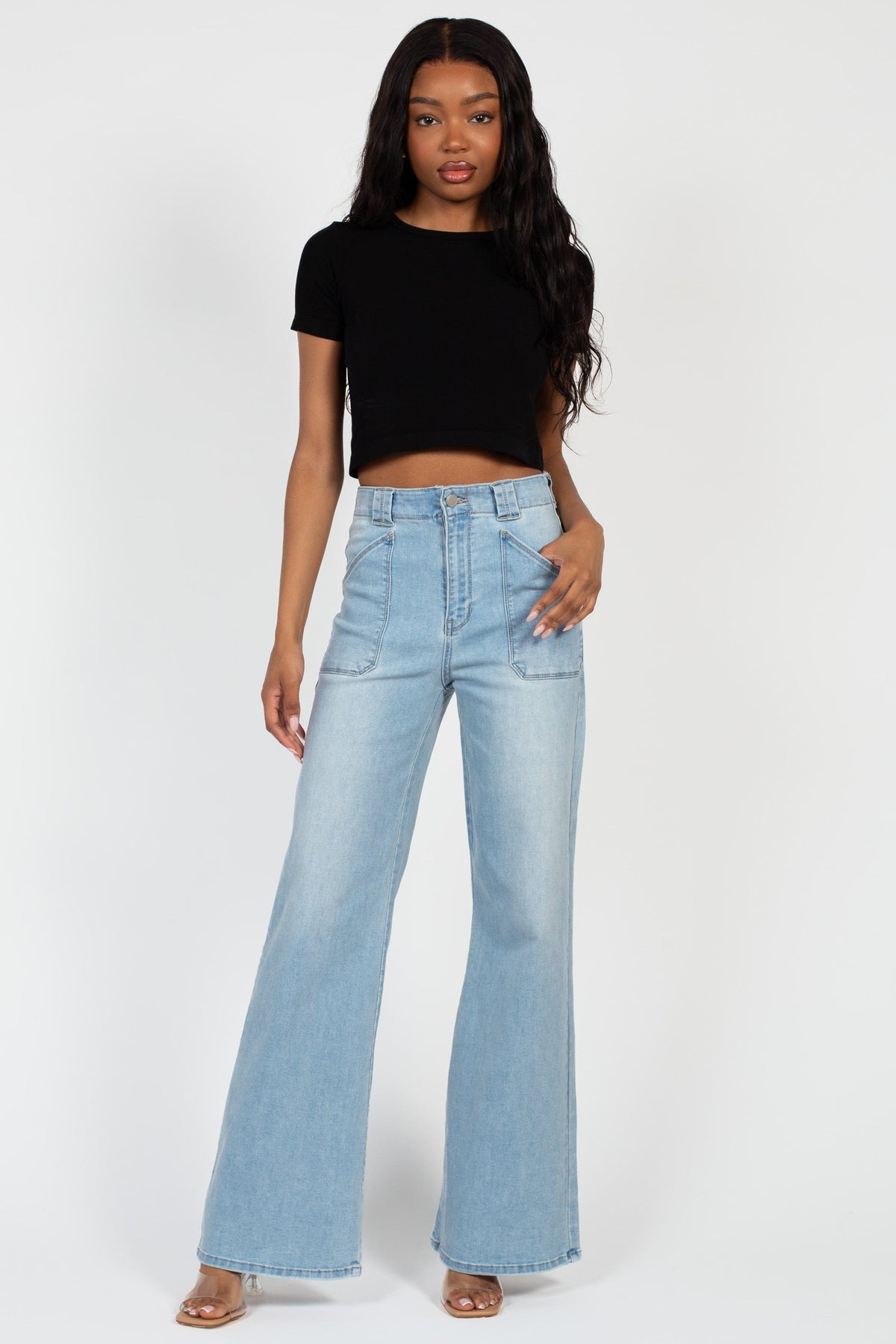 Just Black Denim Flare Jeans