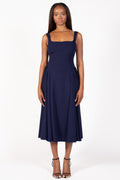 Thessaly Pleated Midi Dress