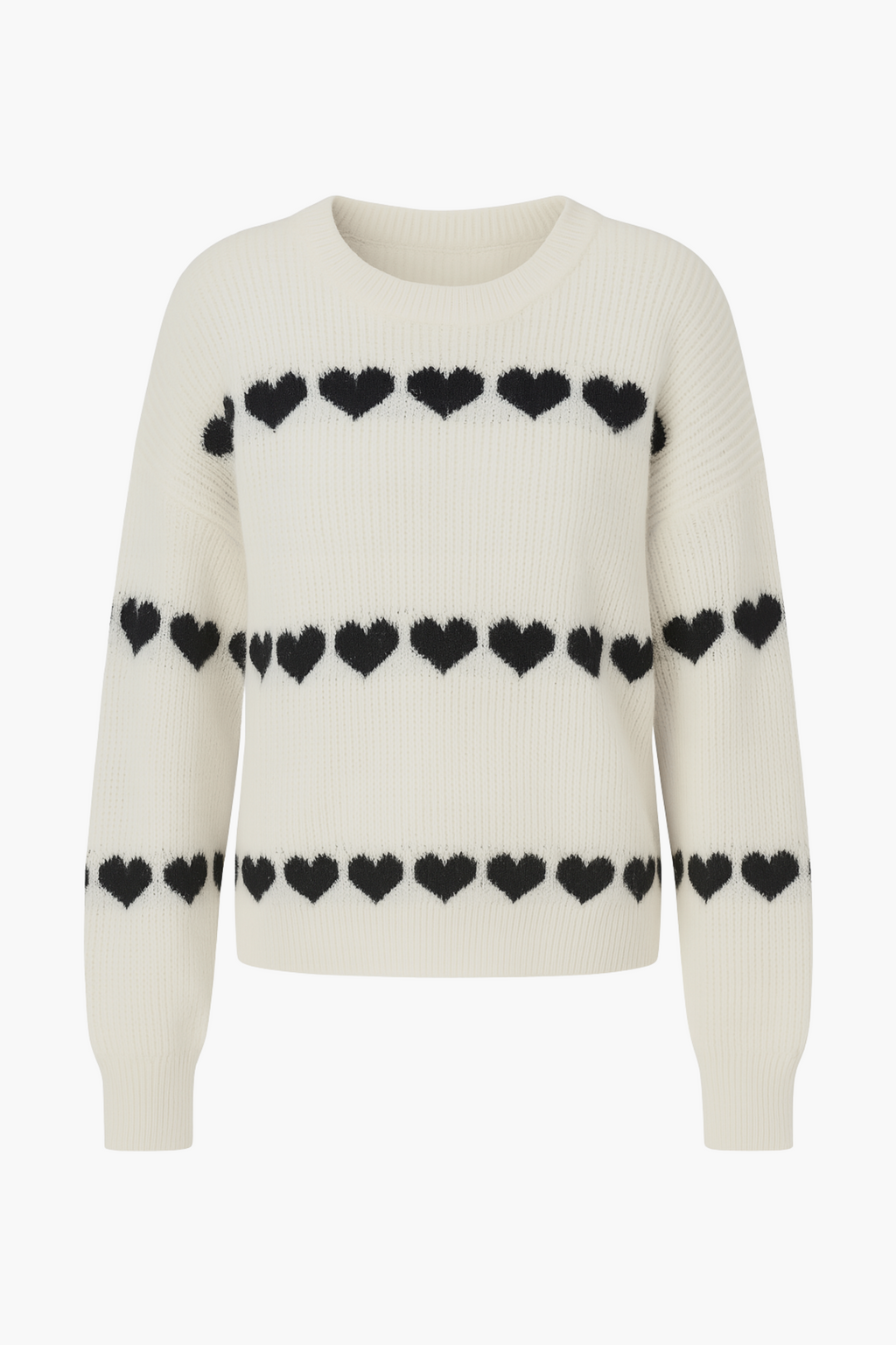 Lilliana Heart Knit Sweater