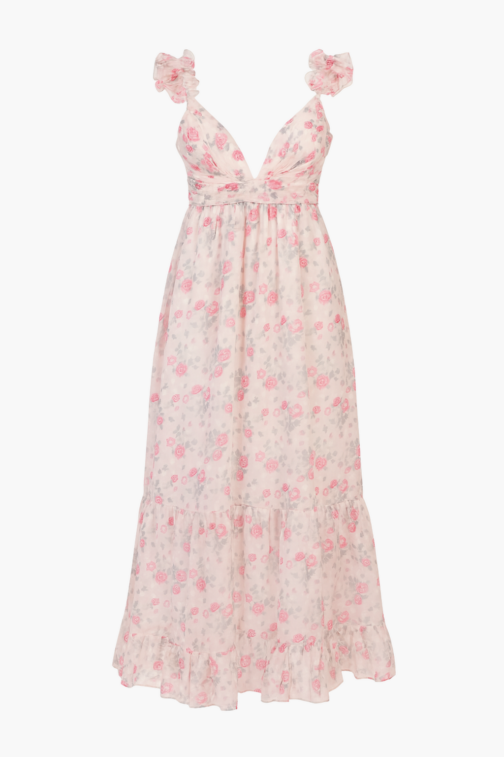Marie Strap Back Floral Maxi Dress