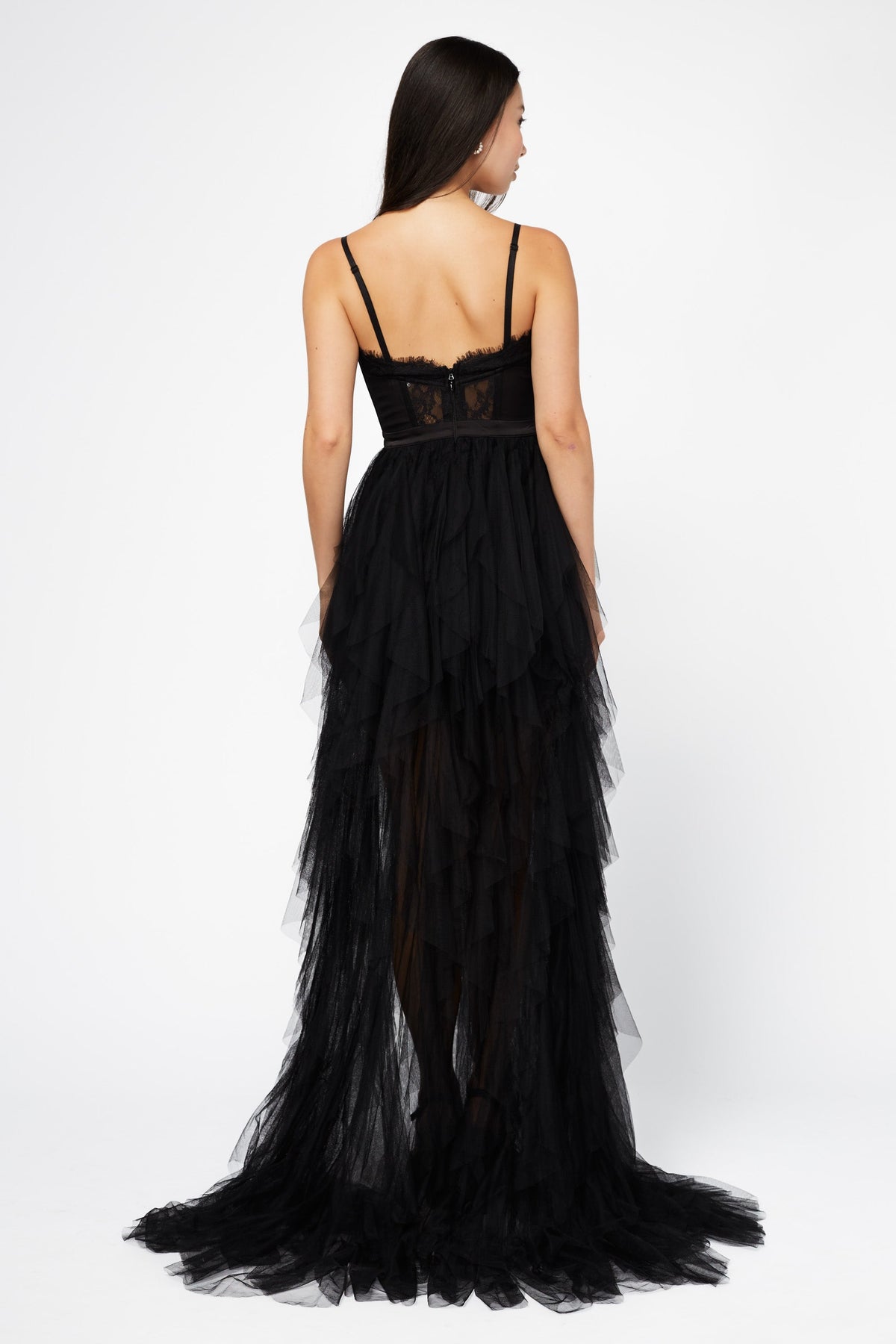 Miley Tulle Lace Maxi Dress
