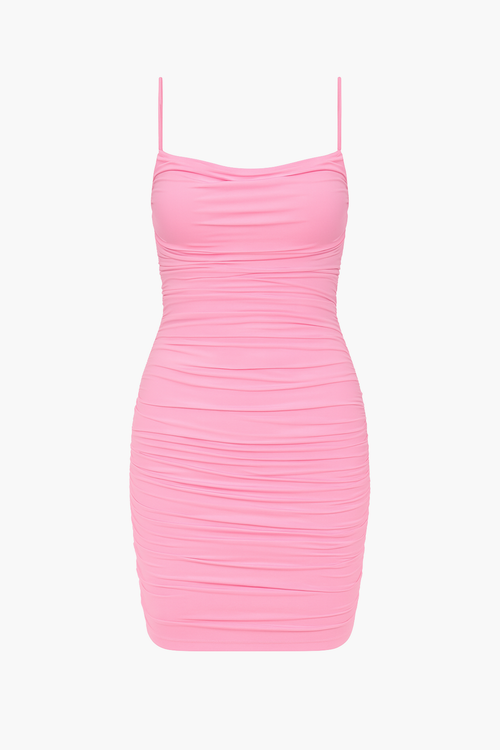 Gweny Mesh Ruched Mini Dress