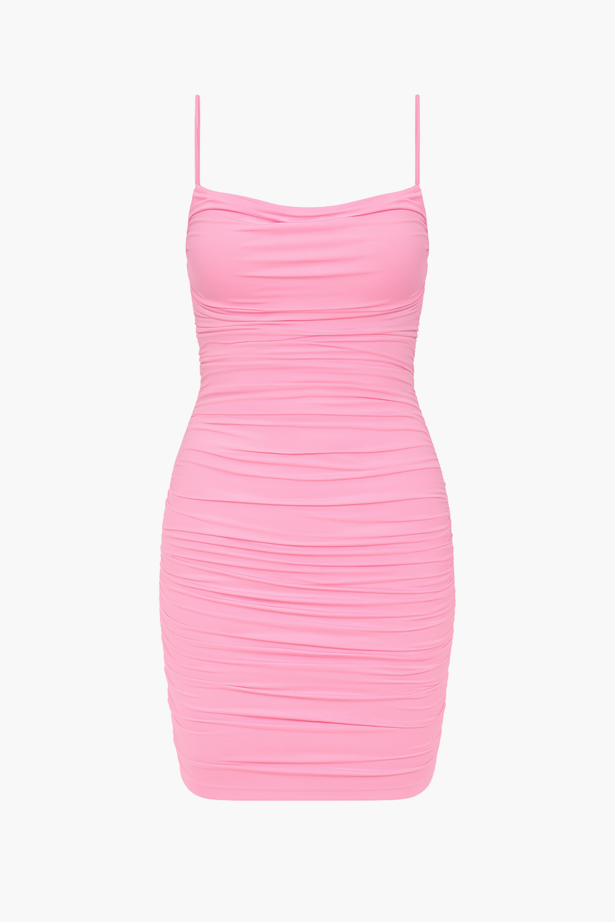 Gweny Mesh Ruched Mini Dress