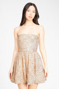 Luxe Sequin Bubble Mini Dress