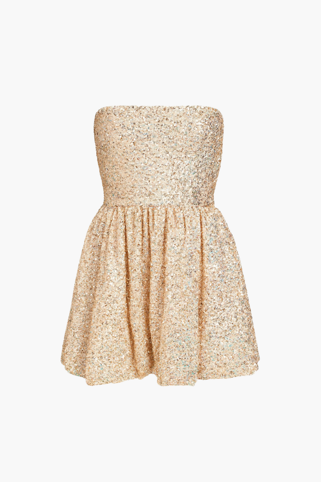 Luxe Sequin Bubble Mini Dress