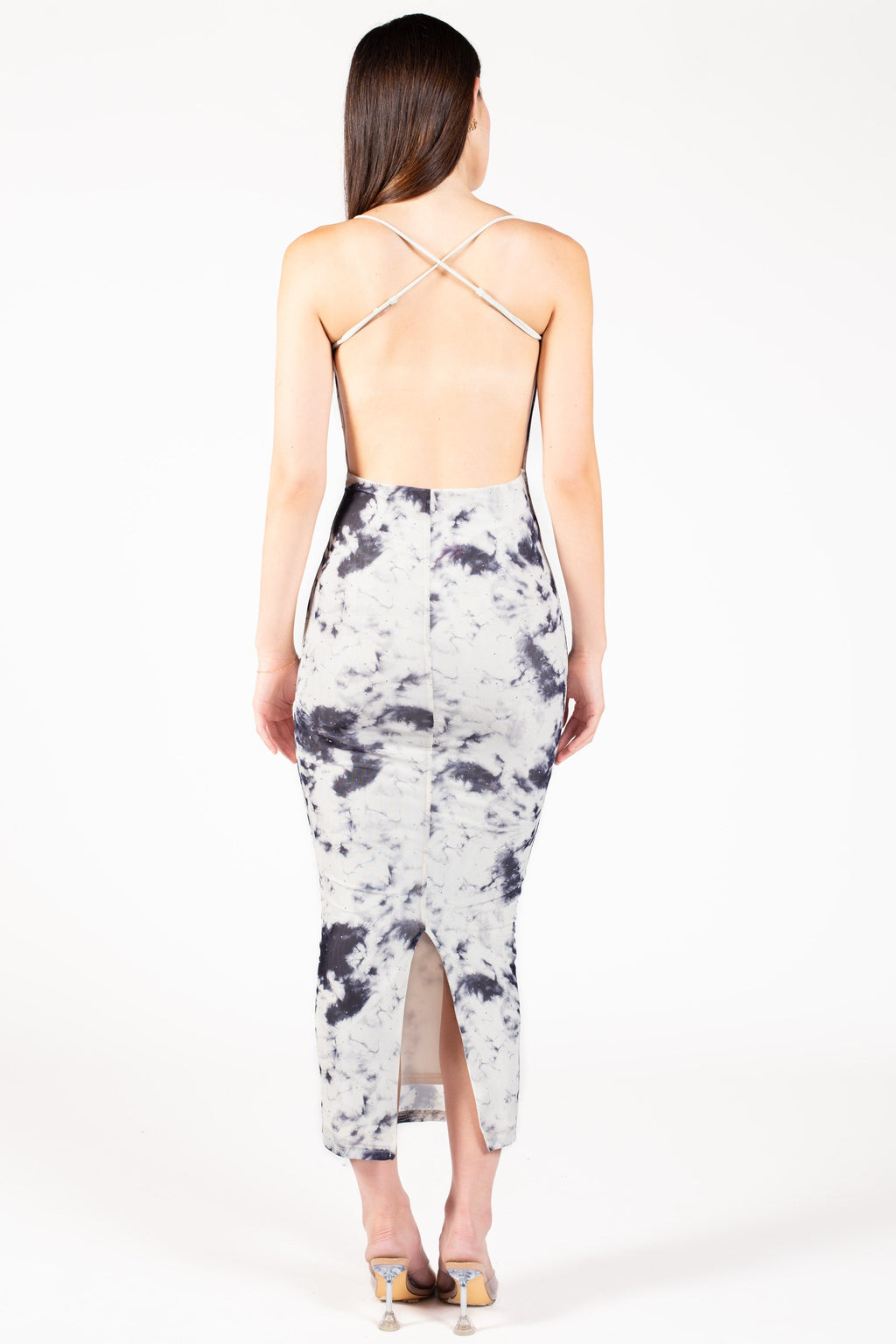 Serenelle Printed Midi Dress