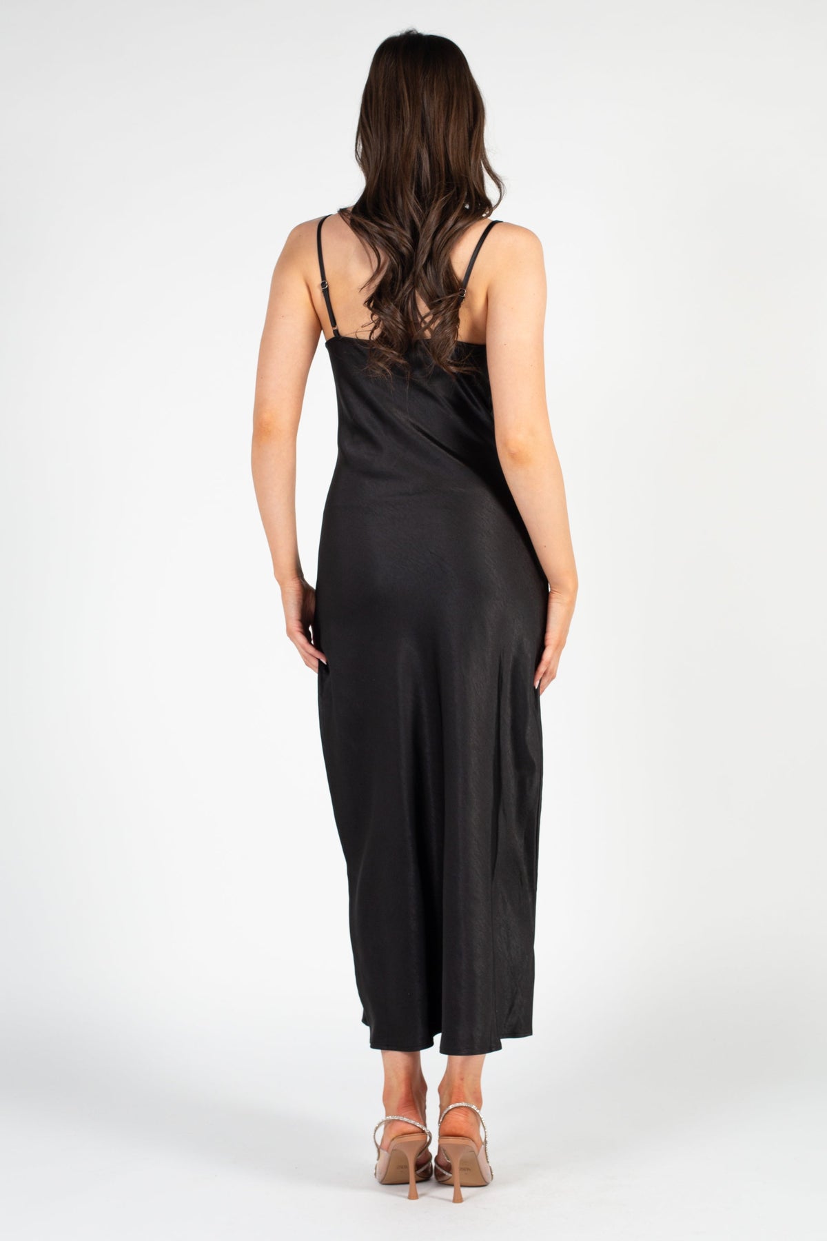 Jillian Side Slit Midi Dress