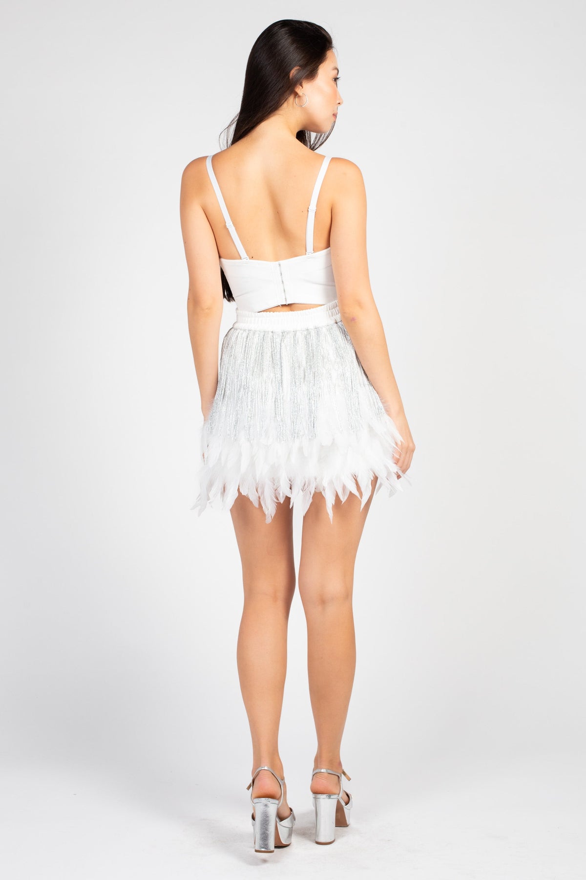 Born This Way Embellished Bustier Crop Top