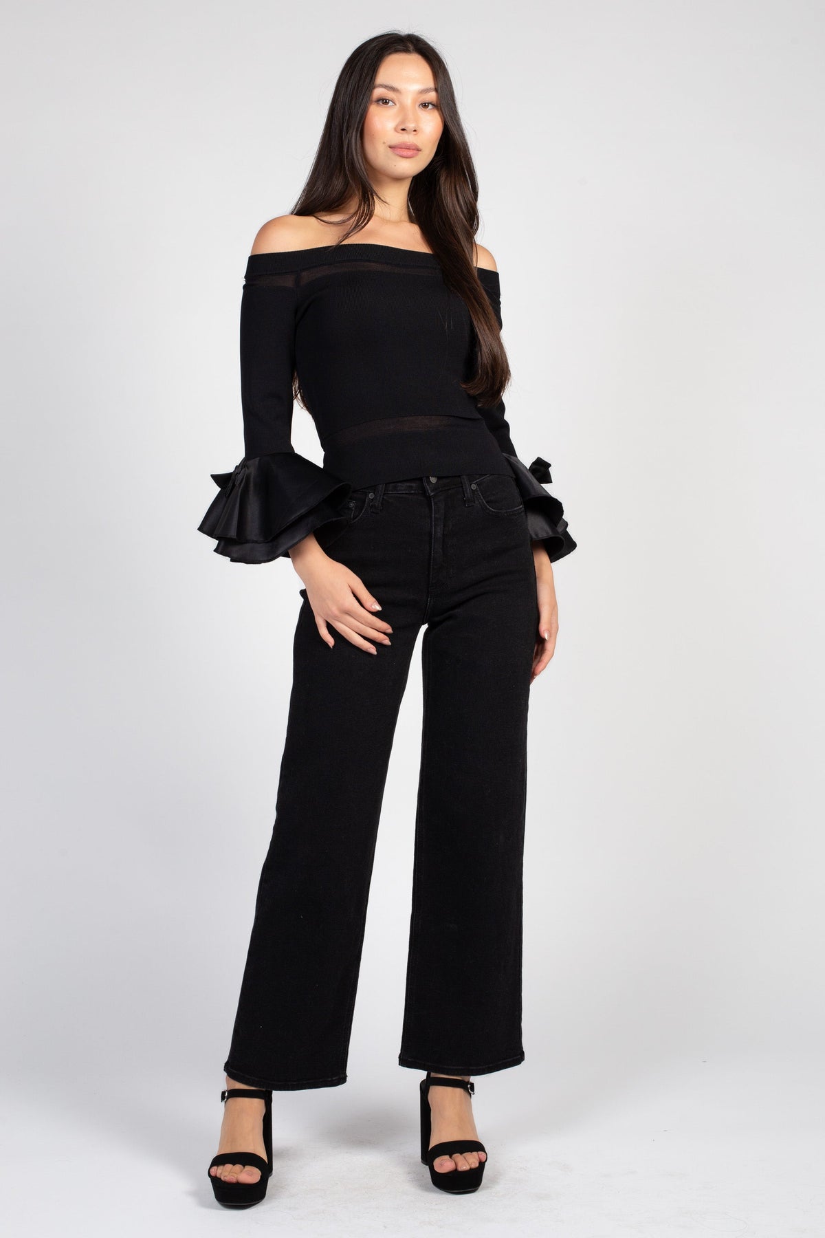 Presley Off The Shoulder Knit Top
