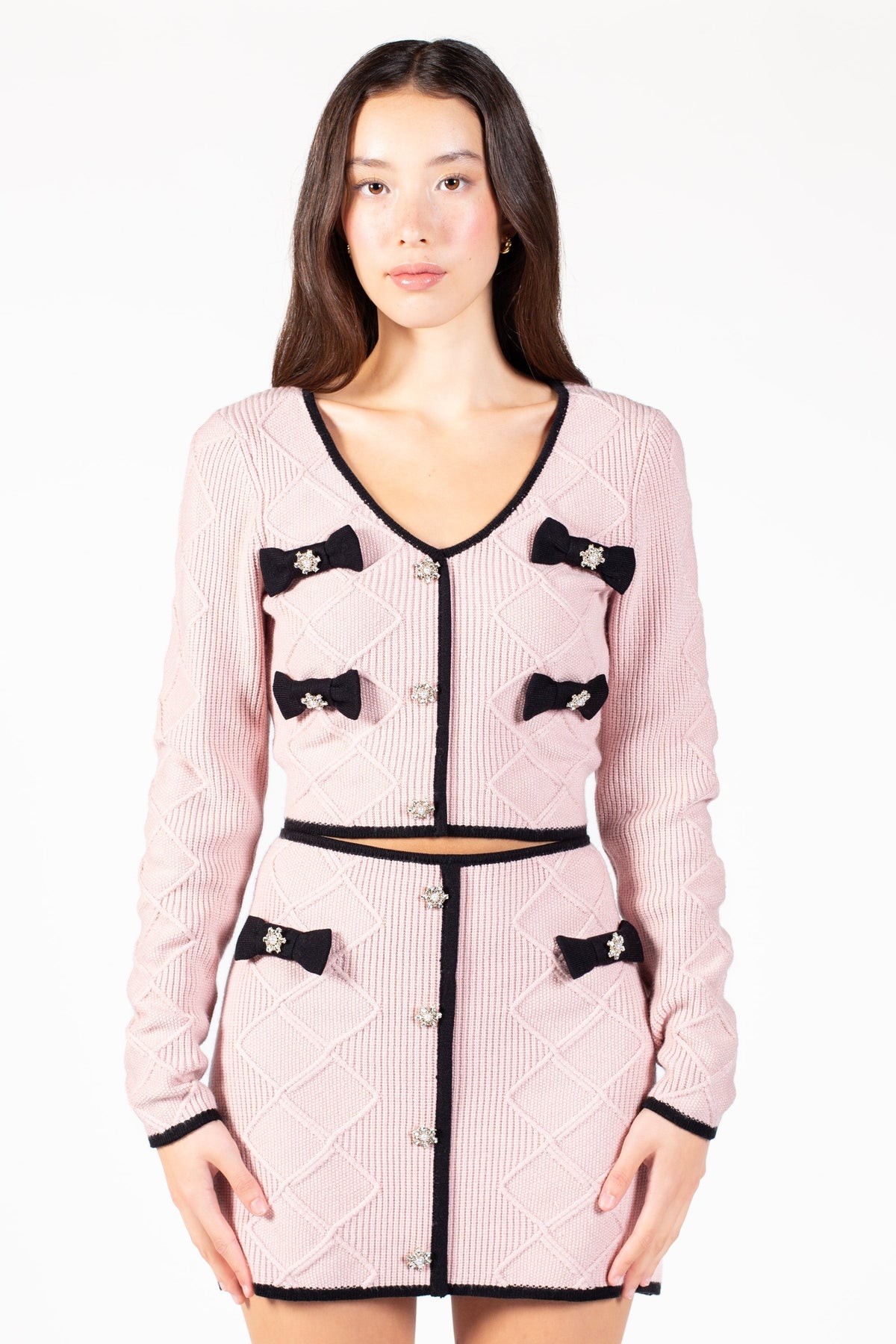 Noelle Jeweled Bow Sweater