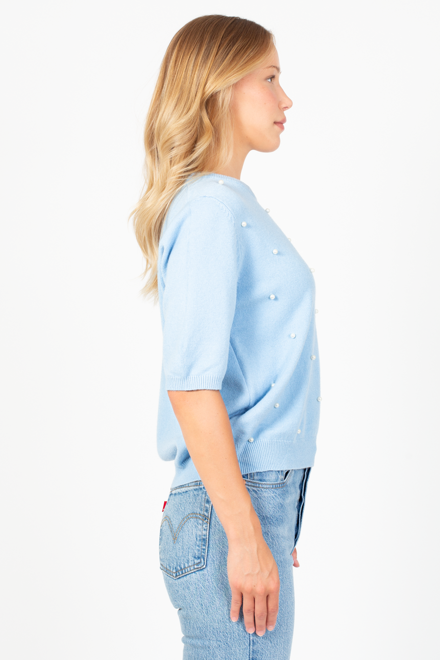 Beatrix Pearl Detail Sweater