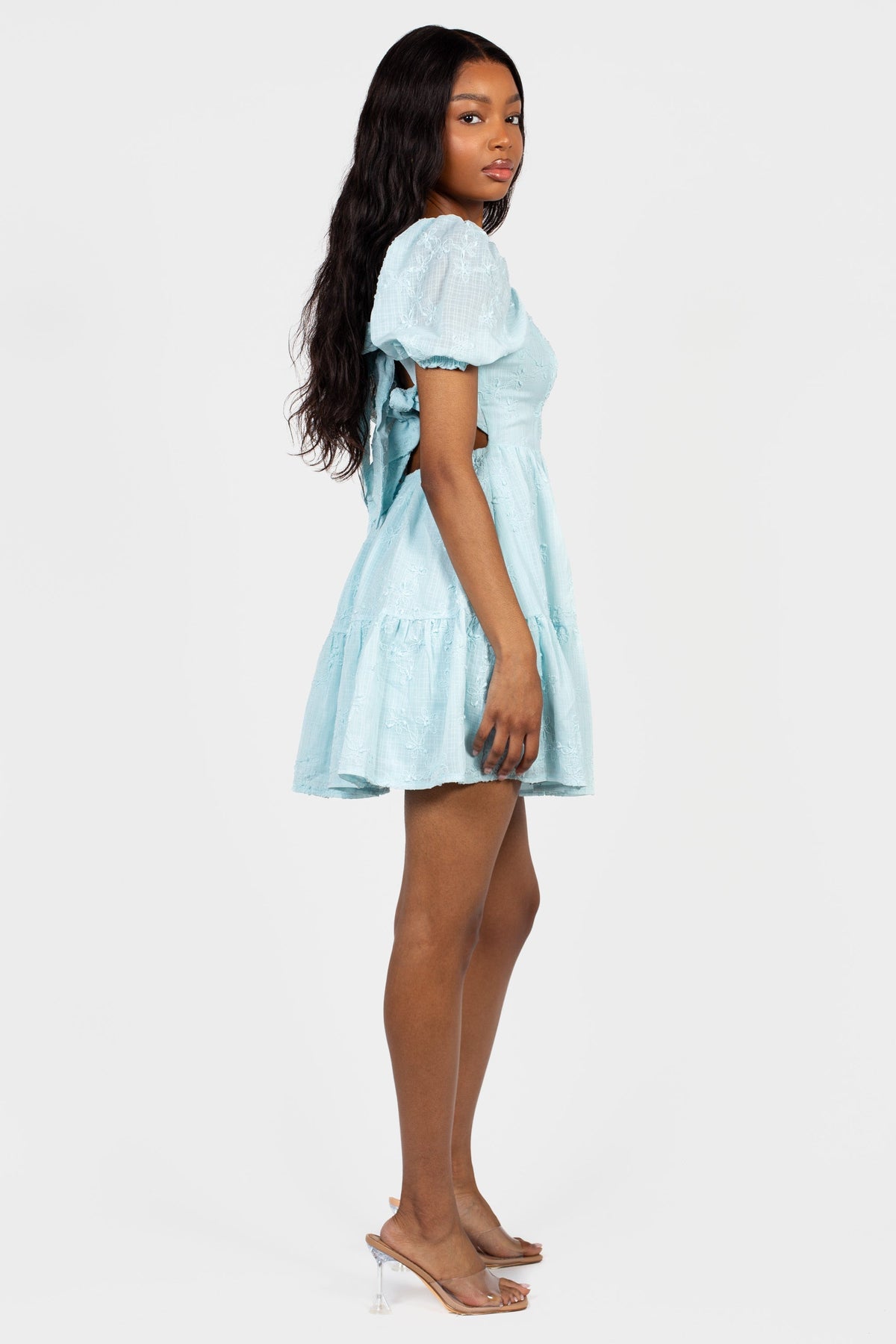 Lulu Embroidered Mini Dress