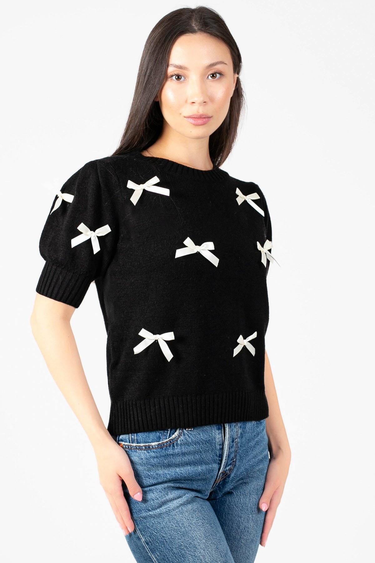 Lois Mini Bow Sweater