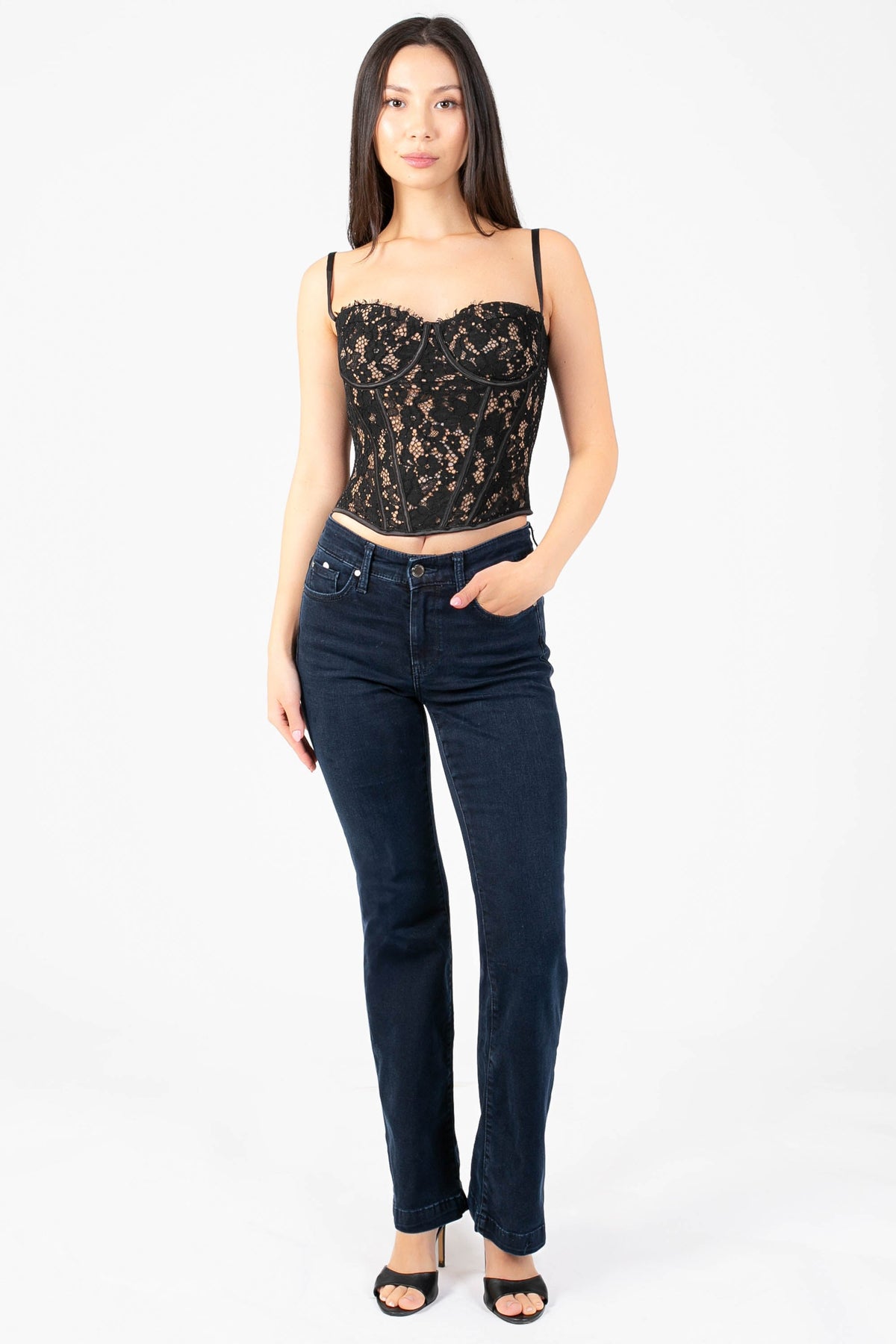 Brooklyn Lace Corset Top