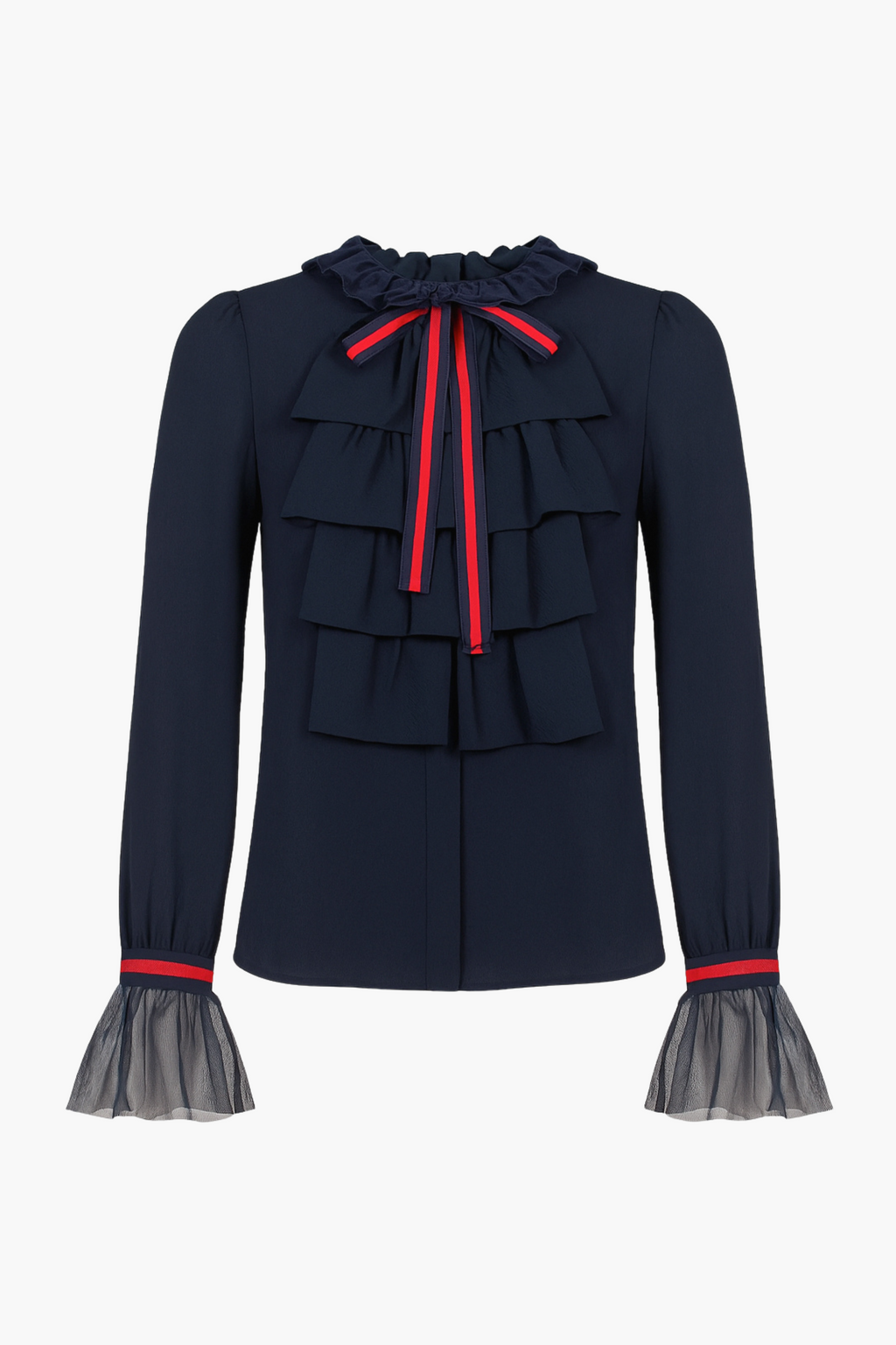 Charlotte Ruffle Front Blouse