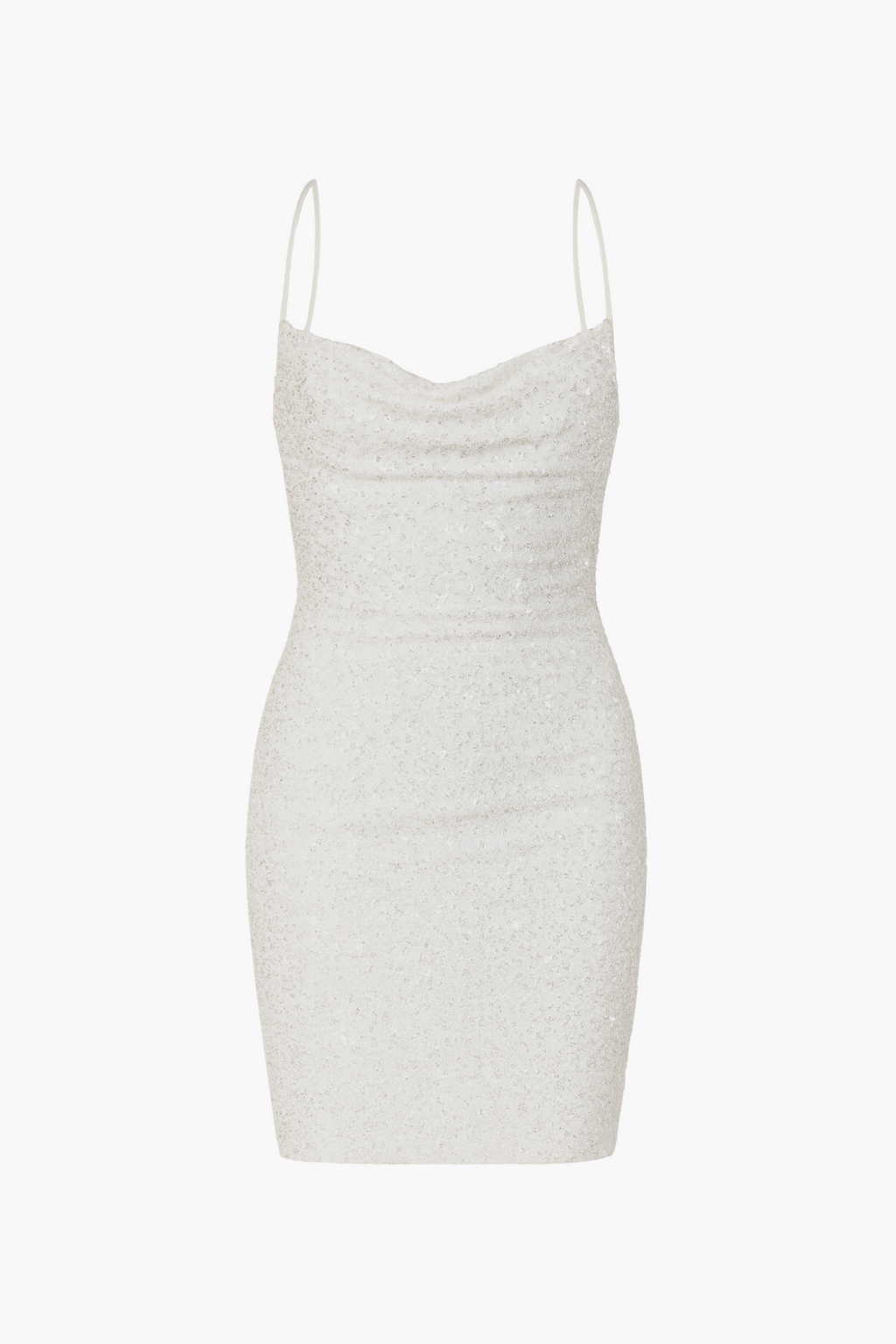 Romee Mesh Beaded Mini Dress