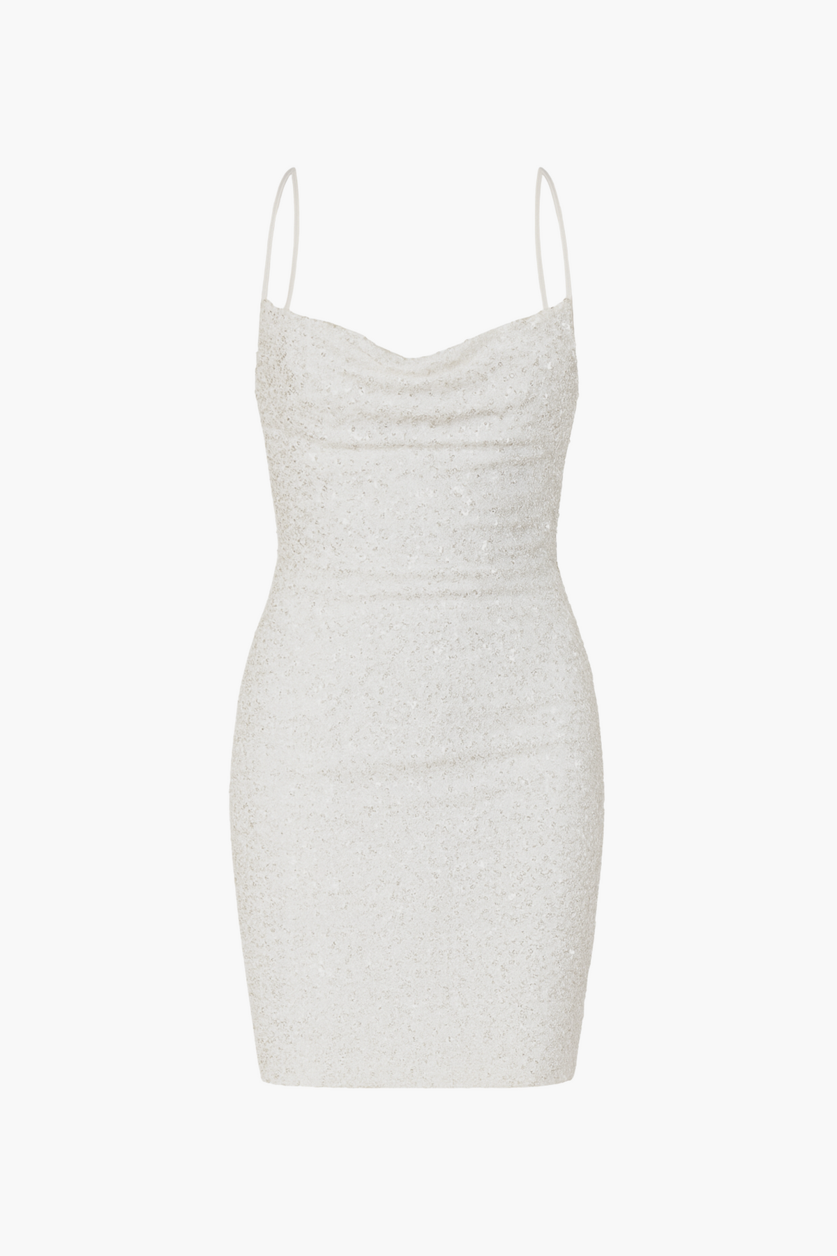 Romee Mesh Beaded Mini Dress
