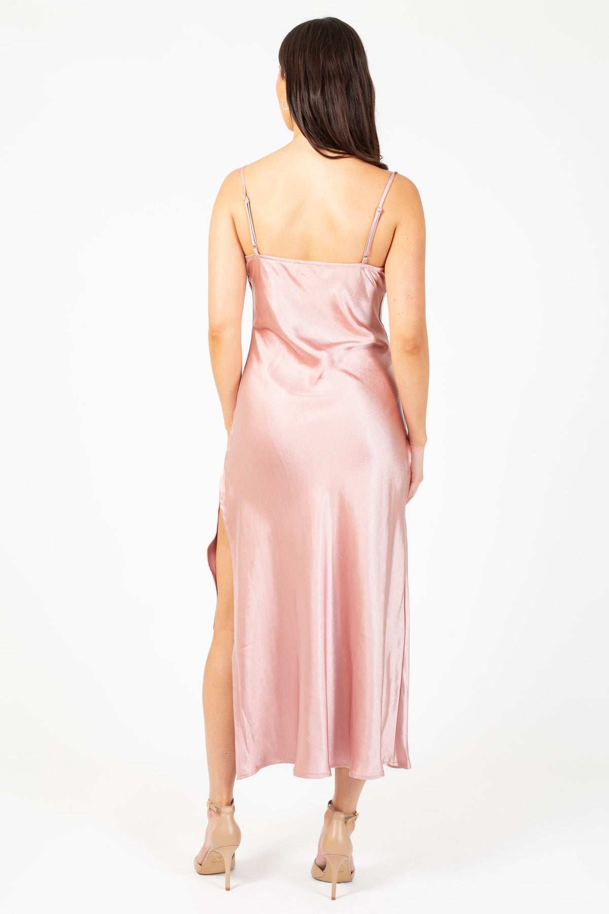 Jillian Side Slit Midi Dress
